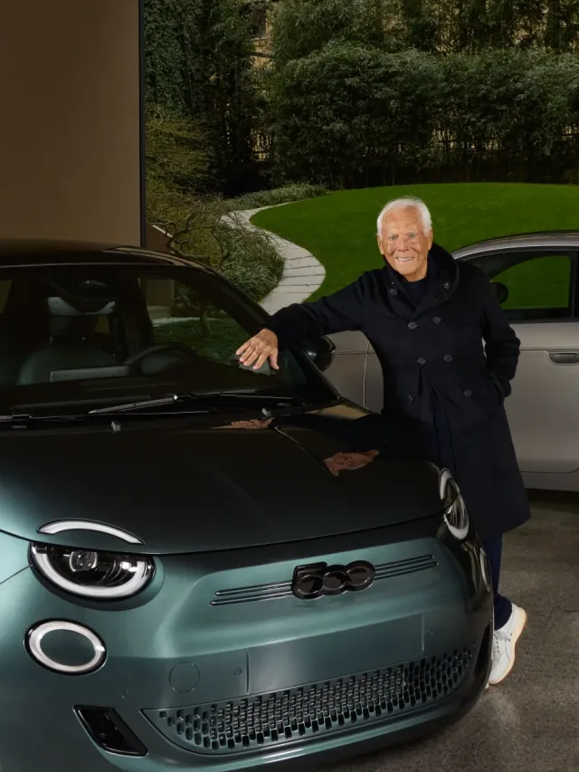 Fiat entrega primeiros 500e Giorgio Armani na Semana da Moda de Milão