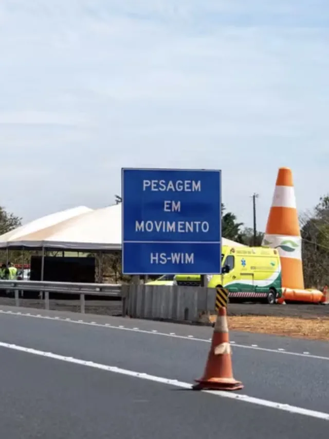 Nova fiscalização eletrônica mede peso em movimento e multa caminhões