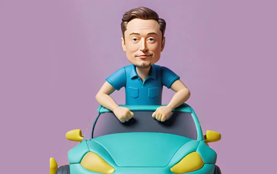 A Nissan busca alternativas após o fracasso com a Honda, e um grupo tenta atrair a Tesla como investidora. Elon Musk não demonstrou interesse, mas a montadora precisa de um novo caminho - Imagem gerada por IA.