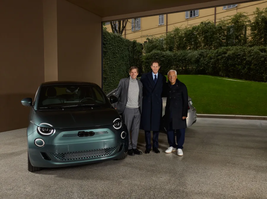 Olivier Francois, FIAT CEO and Stellantis Global CMO - John Elkann, Stellantis Chairman – Giorgio Armani