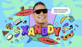 Xanddy Harmonia é a nova voz do Waze para o Carnaval com frases temáticas e ícones personalizados