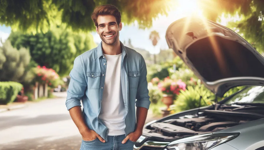 Manter o carro em bom estado vai além de evitar falhas. Hábitos simples, como verificar o óleo e realizar manutenções preventivas, são essenciais para prolongar a vida útil do veículo - Imagem gerada por IA.