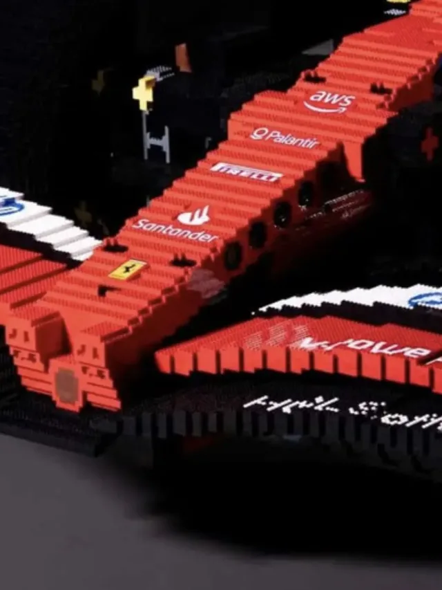 Lego faz réplica  em tamanho real  da Ferrari SF-24 com  562 mil peças