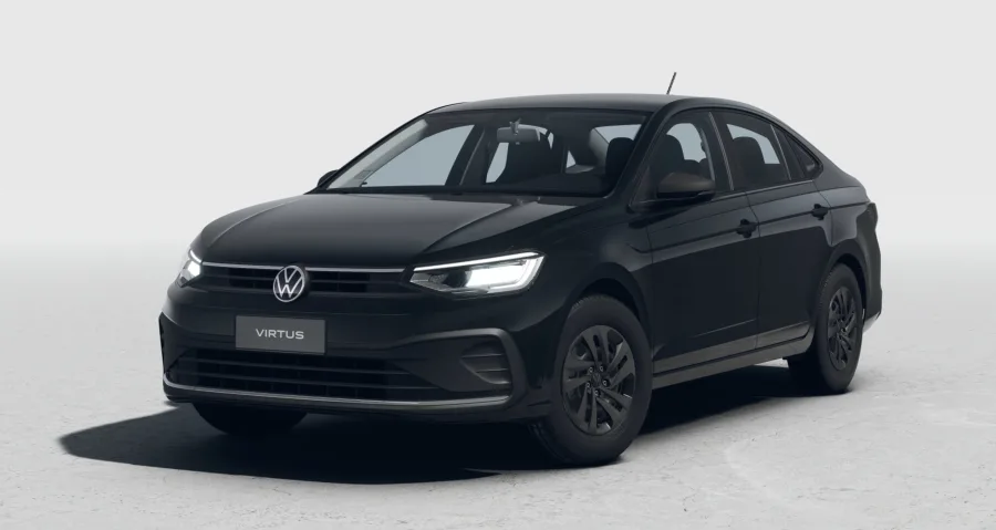 O Volkswagen Virtus Sense oferece o motor 1.0 turbo, câmbio manual de 5 marchas e um preço acessível, tornando-se o sedã turbo mais barato do Brasil, perfeito para quem busca economia.