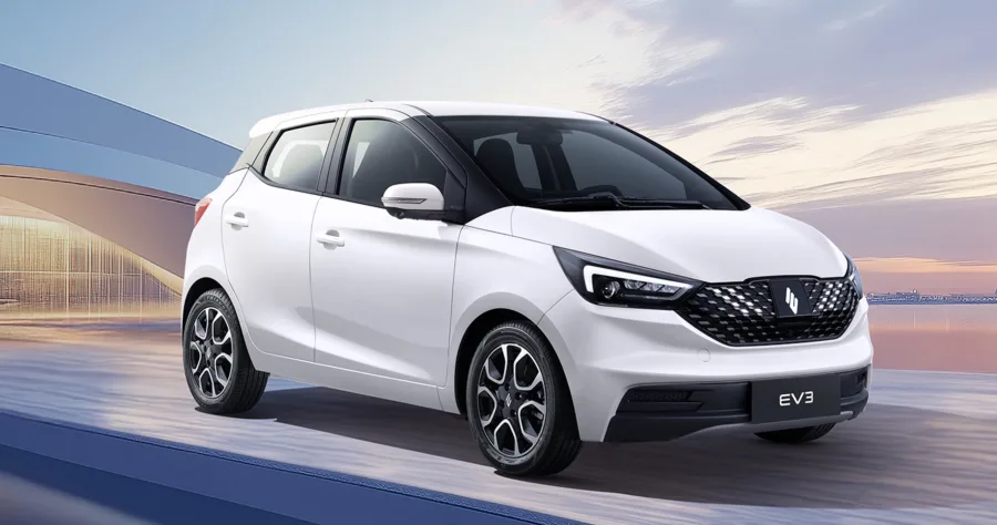 Tem carro elétrico com câmbio manual? Novo carro chines chega ao Brasil e promete preço baixo