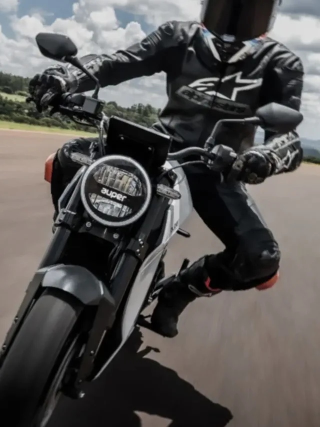 Conheça a moto elétrica vendida no Brasil que faz 0 a 100 km/h em 4s