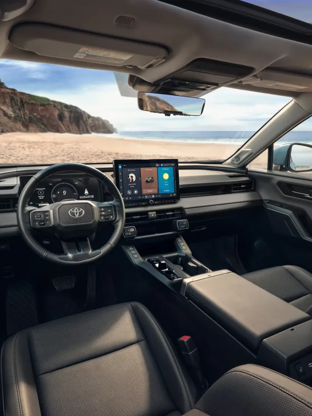 Interior do Toyota RAV4 2026 traz mais conforto e tecnologia