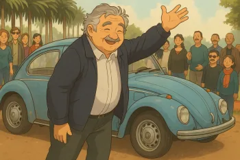 Fusca azul se despede de seu dono: morre José Mujica, o homem que dirigia ideias simples e poderosas