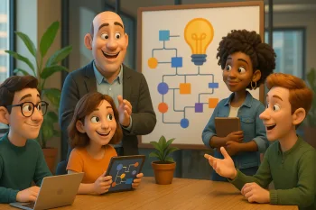 O Conecta Caldeira une empresas e startups em ciclos de inovação aberta, promovendo conexões para resolver desafios reais com soluções práticas e escaláveis.