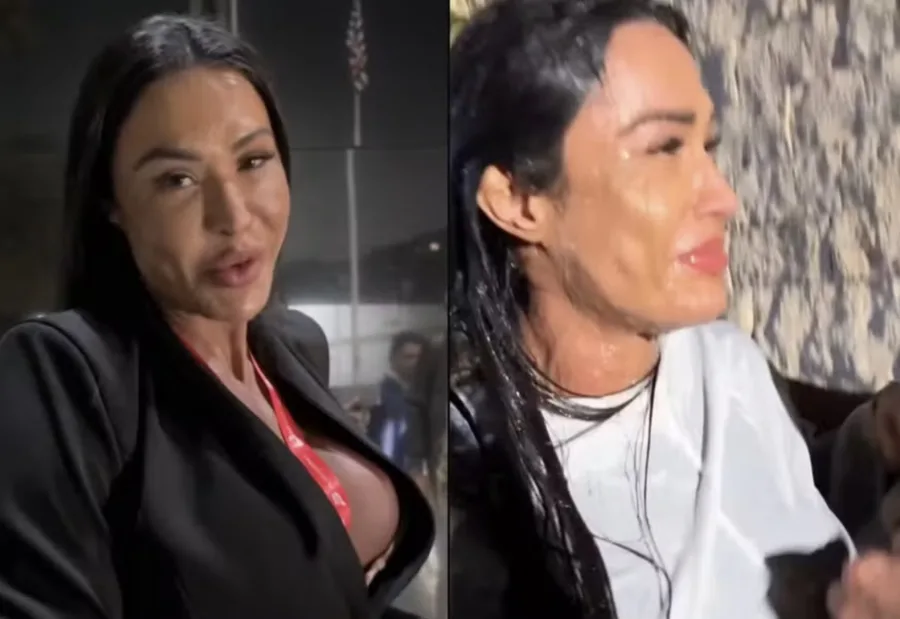 Gracyanne Barbosa faz batismo polêmico em curso de R$ 20 mil em evento de Pablo Marçal