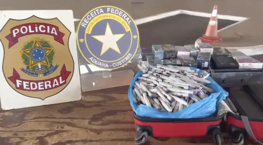 Receita Federal e PF fazem maior apreensão terrestre de canetas para emagrecer no Brasil