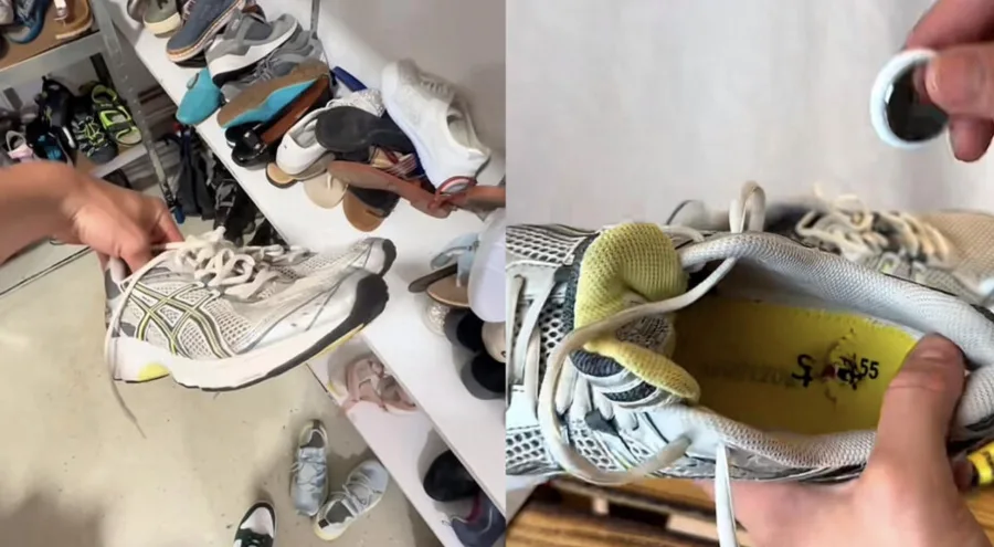 AirTag em tênis revela destino surpreendente de doação à Cruz Vermelha