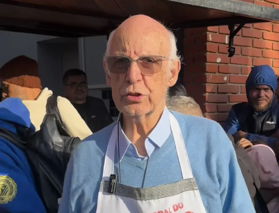 Júlio Lancellotti, aos 76 anos de idade, foi internado com quadro de infecção grave