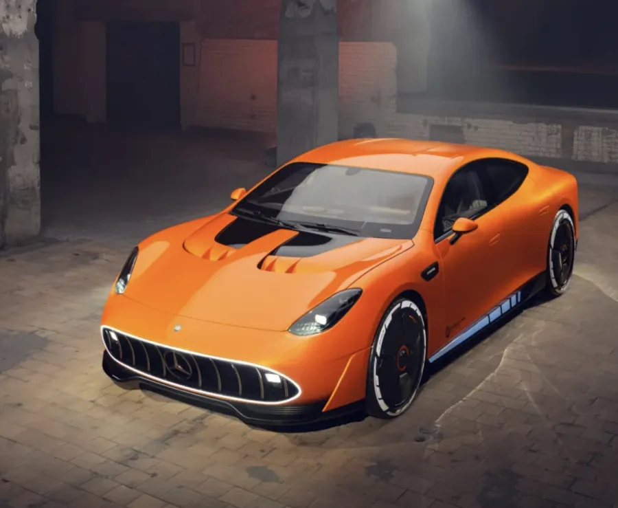 A Mercedes-AMG apresentou o CONCEPT GT XX, um superesportivo elétrico com visual agressivo, tecnologias inéditas e mais de 1.360 cv sob três motores de fluxo axial.