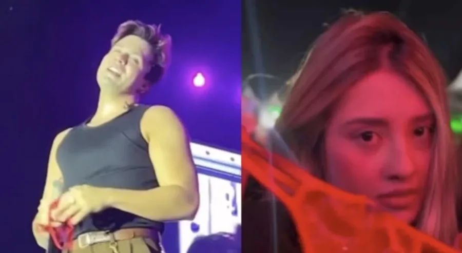 Luan Santana morde calcinha no palco e reação causa polêmica online