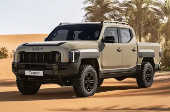 Kia Tasman estreia na América Latina e pode ser fabricada no Uruguai para disputar espaço com a Toyota Hilux