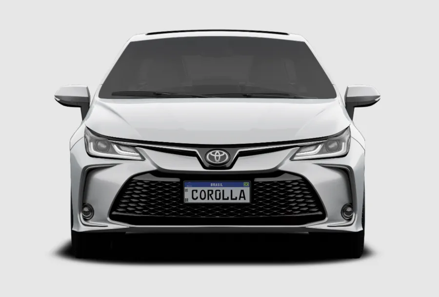 O Corolla GLi 2025 traz design renovado com frente redesenhada, faróis de LED de série e rodas exclusivas, aproximando o modelo de versões superiores.