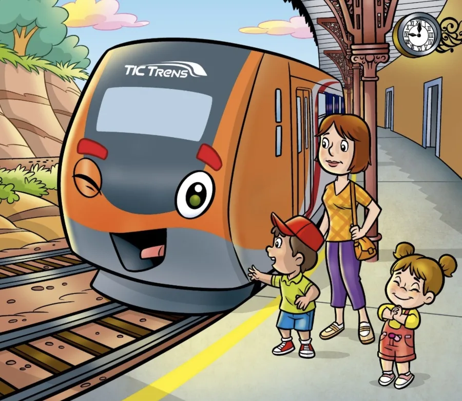 Linha 7-Rubi em SP: Gibi TIC Trens  pode ter antecipado visual inédito dos trens da CPTM