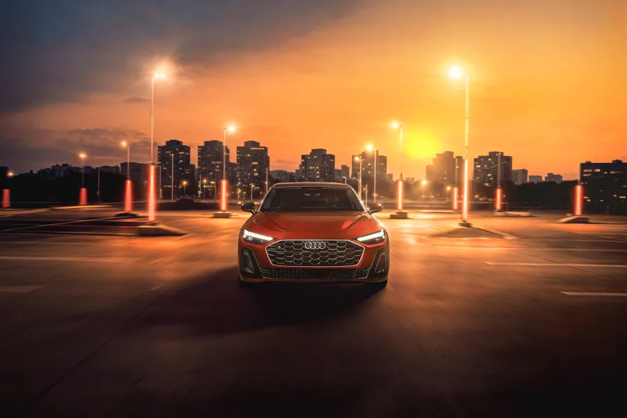 A Audi lançou o novo A5 Sedan no Brasil em um evento no Museu do Amanhã, com show de drones, apresentações musicais e convidados de marcas de luxo.