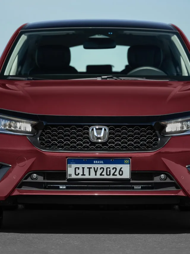 Honda City preço 2026 chega a R$ 154.800 no topo de linha