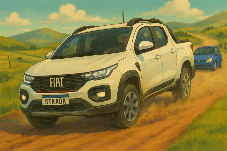 Fiat mantém liderança na frente de VW e Jeep surpreende em ranking da Fenabrave; BYD se aproxima da Honda