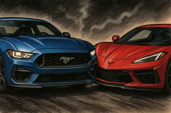 Rivalidade Ford x Chevrolet em Nürburgring expõe disputa de tempos e potência entre Mustang GTD e Corvette ZR1X