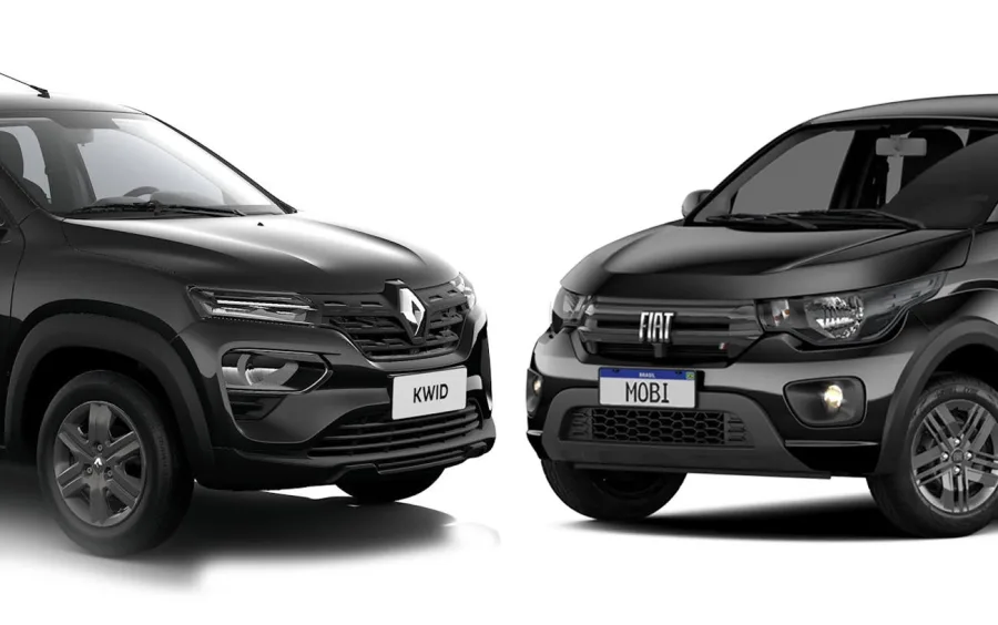 Fiat Mobi ou Renault Kwid em 2025: comparação revela diferenças cruciais em consumo, preços e manutenção