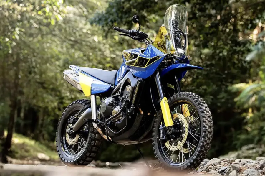 Yamaha Ténéré 900 é na verdade uma moto “feita na garagem” por um fã com uma MT-09