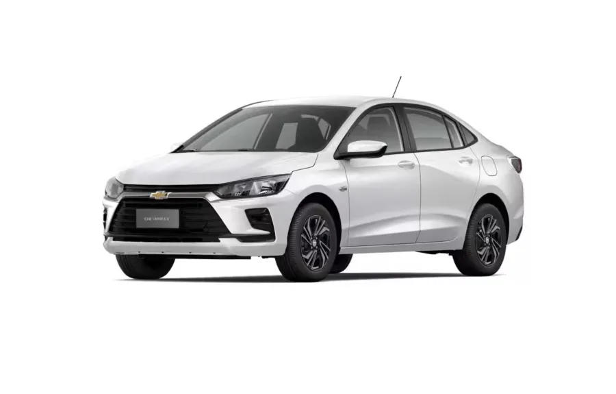 Motor, torque, potencia e desempenho: Com motor 1.0 aspirado de 82 cv e torque de 10,6 kgfm, o Onix Sedan 2026 é urbano, com aceleração de 0 a 100 km/h em 12,9 segundos.