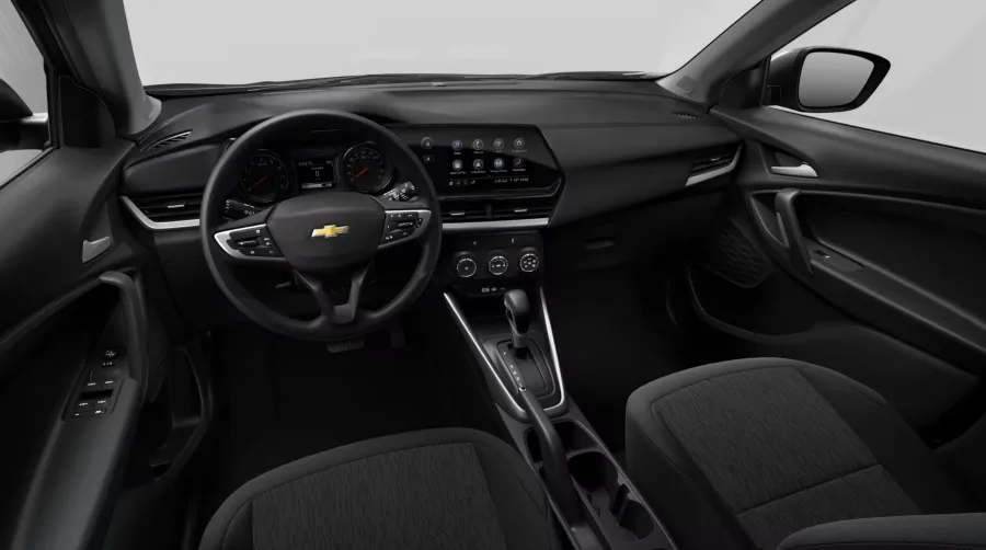 O câmbio automático de 6 marchas com conversor de torque garante condução suave, trocas lineares e praticidade no trânsito urbano, além de estabilidade em rodovias.