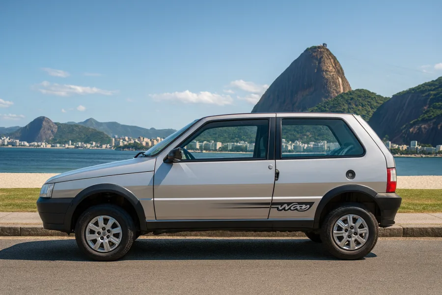 Fiat Uno Mille Economy Way 1.0 2010: Ficha técnica, preço e fotos; econômico no consumo, mas simples no acabamento e tem só 2 portas
