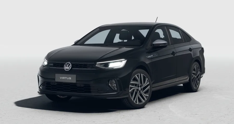 O Volkswagen Virtus Exclusive 1.4 TSi 2025 é um sedã compacto pensado para quem busca praticidade no dia a dia e conforto em viagens, oferecendo espaço interno e porta-malas de 521 litros.