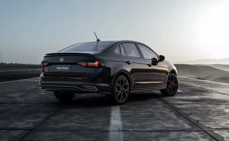 Volkswagen Virtus Exclusive 1.4 TSi 2025: Preço, Ficha técnica, Consumo, Equipamentos e Fotos; sedã flex com tecnologia embarcada e direção leve, ideal para rotina urbana