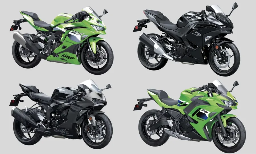 Kawasaki Ninja 2026 aposta em novas cores e mantém motores potentes da linha esportiva