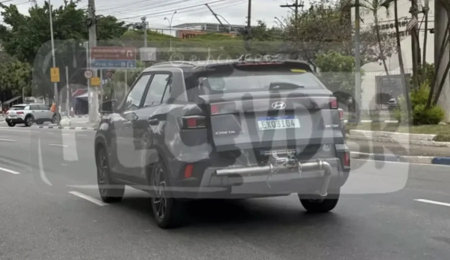 Hyundai Creta 1.6 turbo flex é flagrado em testes no Brasil e deve chegar até 2026