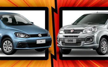 Volkswagen Gol 2018 e Fiat Uno 2018 seguem como usados econômicos e confiáveis no Brasil