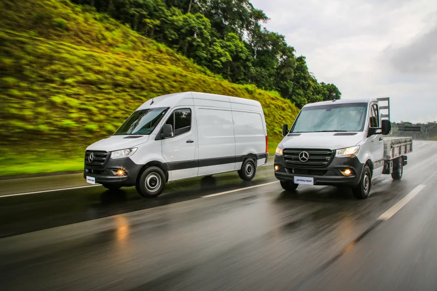Mercedes Sprinter lidera com menor desvalorização no mercado de utilitários
