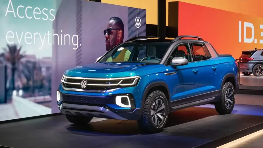 A Volkswagen prepara a Udara, sucessora da Saveiro, para 2026. A picape será maior e voltada tanto ao trabalho quanto ao estilo de vida, competindo com Toro e Montana.