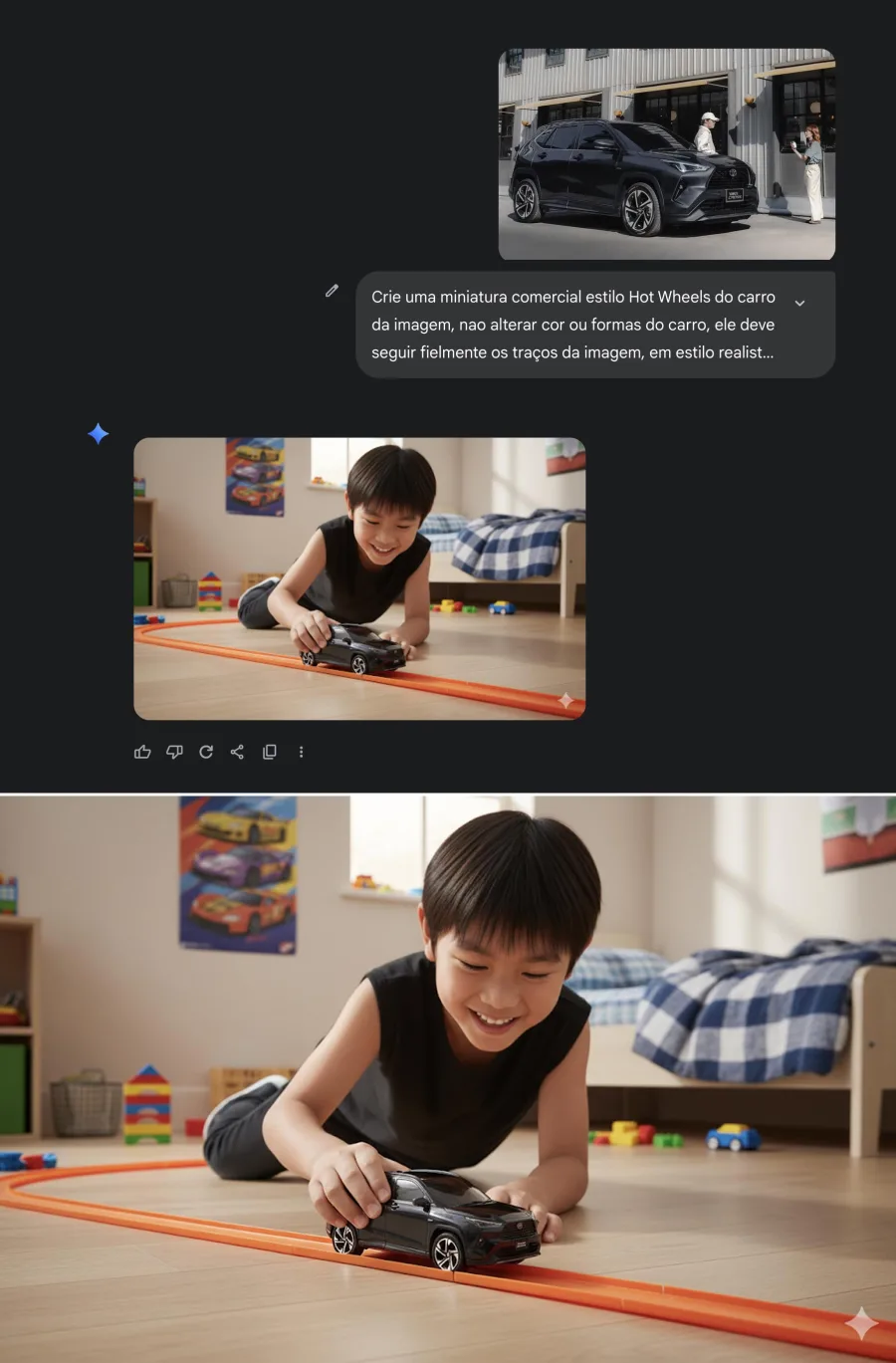 Miniatura de Toyota Yaris Cross estilo Hot Wheeels