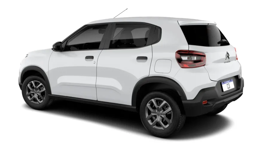 Citroën C3 Live Pack 1.0 2025: Preço, Ficha técnica, Consumo, Equipamentos e Fotos; hatch faz 14,5 km/l na estrada e tem autonomia de 682 km, ideal para o uso urbano diário