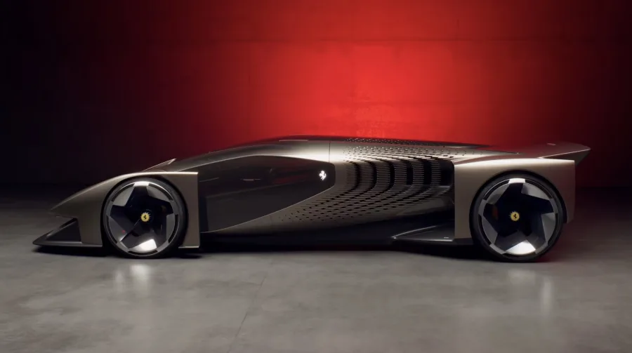 Inspirado na vitória de Le Mans, o F76 combina memória esportiva e design generativo, celebrando 76 anos de glórias transformadas em arte digital.