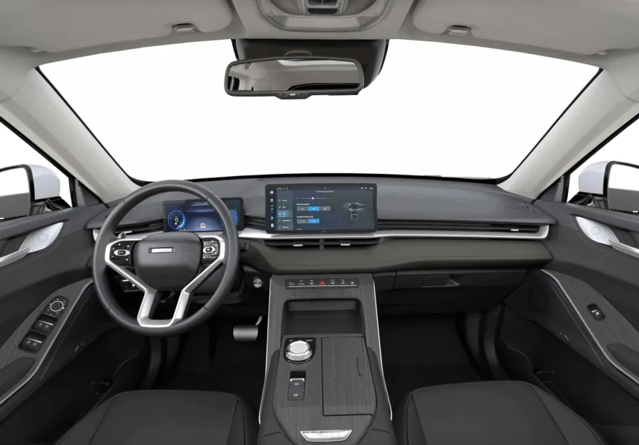 O câmbio automatizado de duas marchas com embreagem dupla e tração dianteira facilita o uso no trânsito e garante trocas suaves, sem trancos nas acelerações.