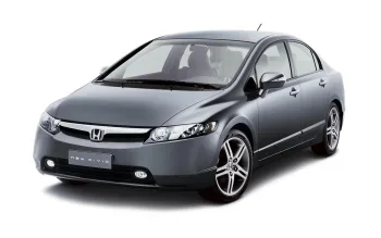 Honda Civic EXS 1.8 AT 2008: Preço, Ficha técnica, Consumo, Equipamentos e Fotos; interior com ar automático e bancos de couro oferece conforto e boa ergonomia
