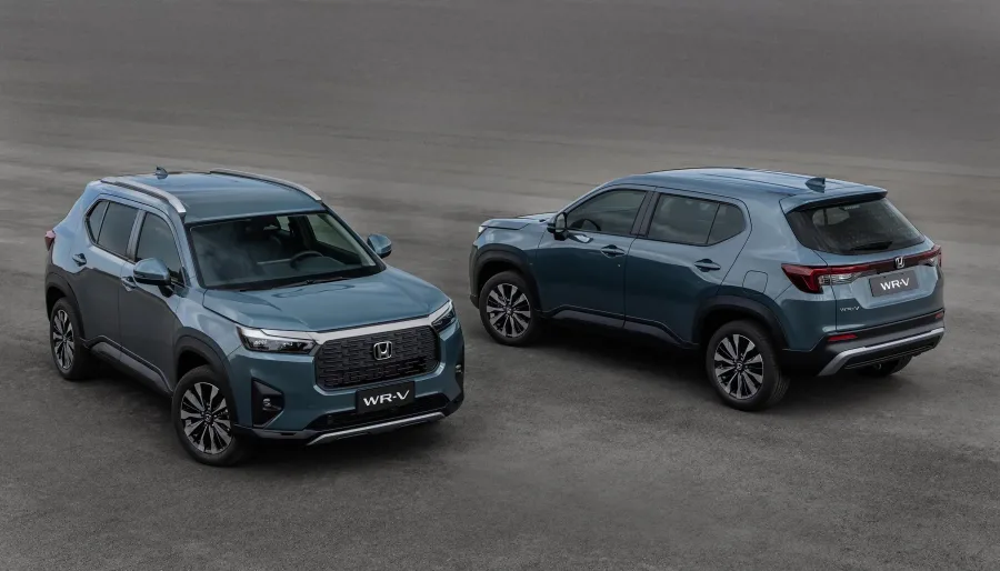 Honda WR-V 2026 x WR-V da geração anterior: veja tudo que mudou no salto do SUV da Honda em design, conforto e tecnologia