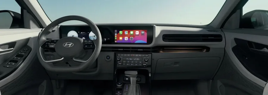 Câmbio automático de 6 marchas com conversor de torque, tração dianteira e condução suave tornam o Creta Platinum prático e fácil de dirigir tanto na cidade quanto em estradas.