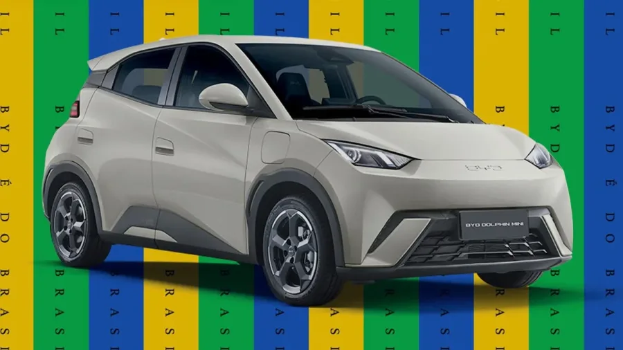 BYD Dolphin Mini 2026 nacional chega às lojas e marca início da produção elétrica no Brasil