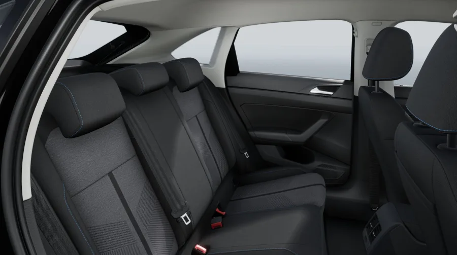 Com 5 lugares, direção elétrica, ACC, ar digital e painel com infotainment completo, o Nivus também traz controle de estabilidade, ISOFIX e frenagem automática.