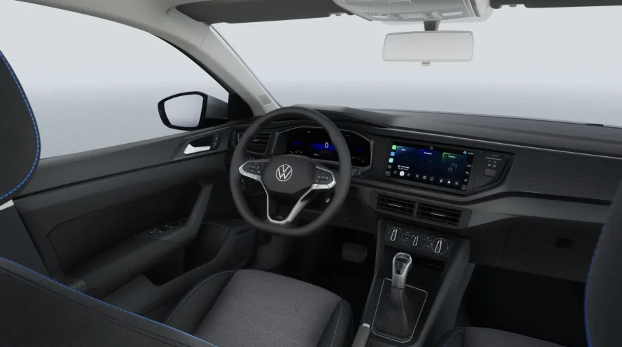 A transmissão automática garante trocas suaves e uso prático no dia a dia, com tração dianteira e direção elétrica que facilita manobras urbanas.