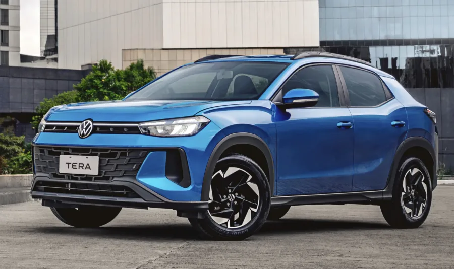 O mercado de SUVs fechou novembro com mudança no topo, trazendo o Volkswagen Tera como líder do mês com 8.735 unidades vendidas, segundo dados da Fenabrave.