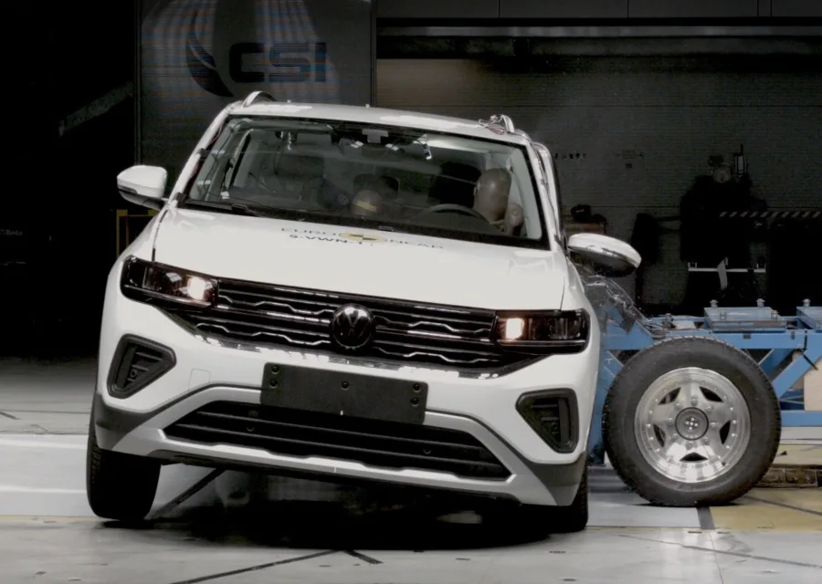 Volkswagen T-Cross tem nota rebaixada e perde duas estrelas em novo teste de segurança europeu Euro NCAP